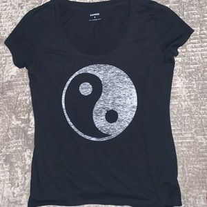 Express Ying and Yang Graphic Tee